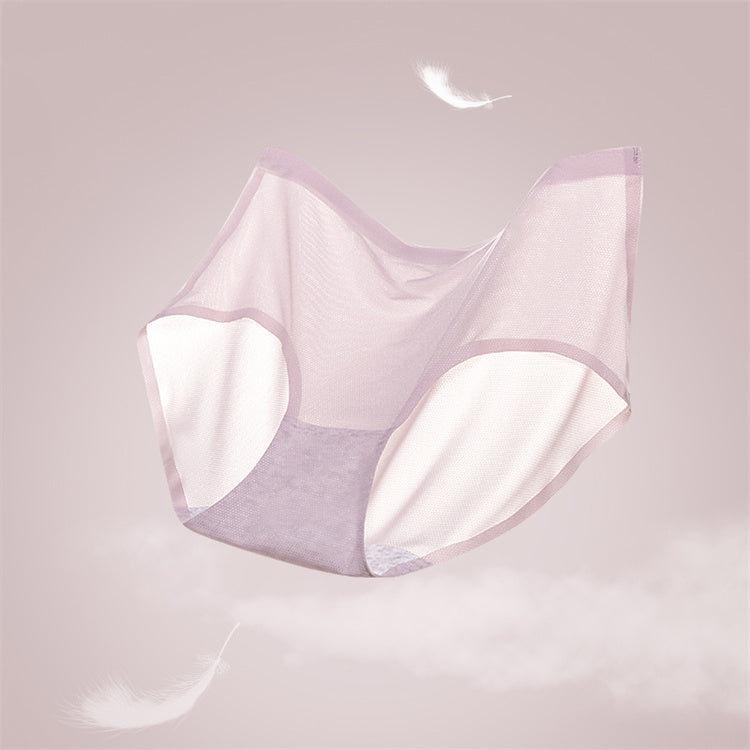 Set Panties Ladies Seamless Ice Silk Breathable